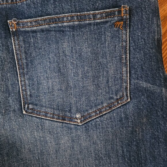 Madewell Wide-Leg Crop Jeans in Finney Wash Size 27 - Picture 8 of 15